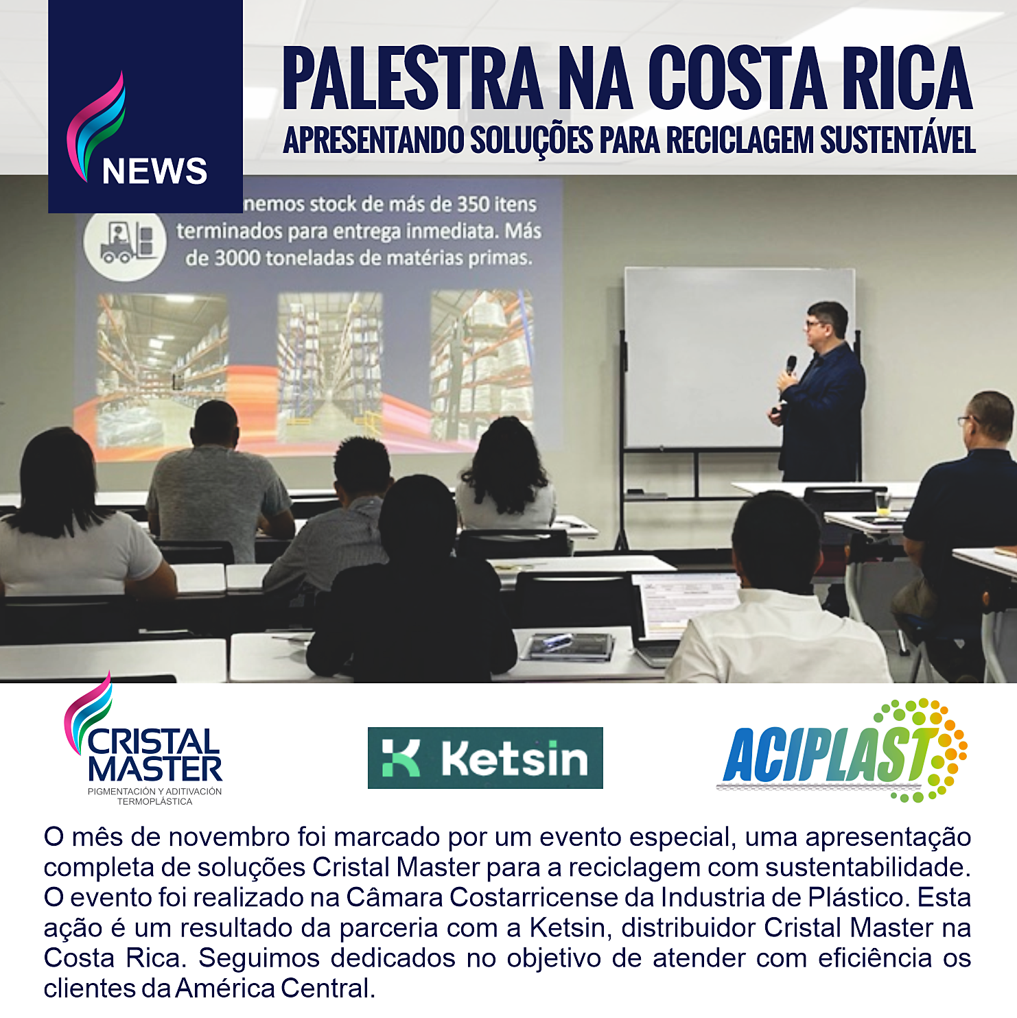Palestra na Costa Rica - 24/11/25