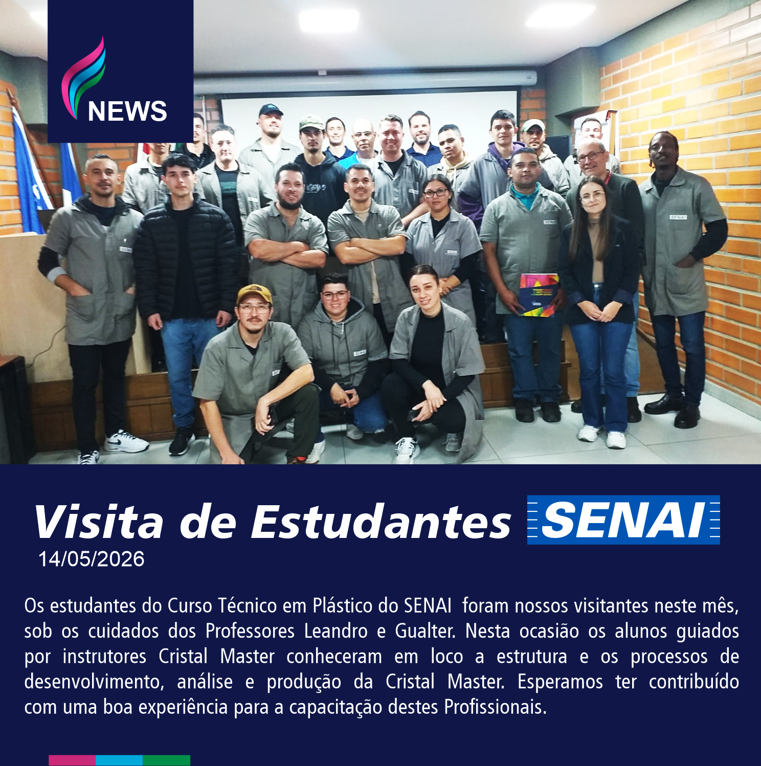 Visita de Estudantes SENAI 14/05/26